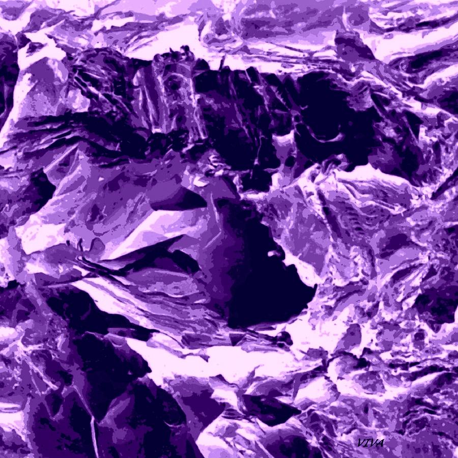 Purple Mountain Majesty Abstract Digital Art by VIVA Anderson