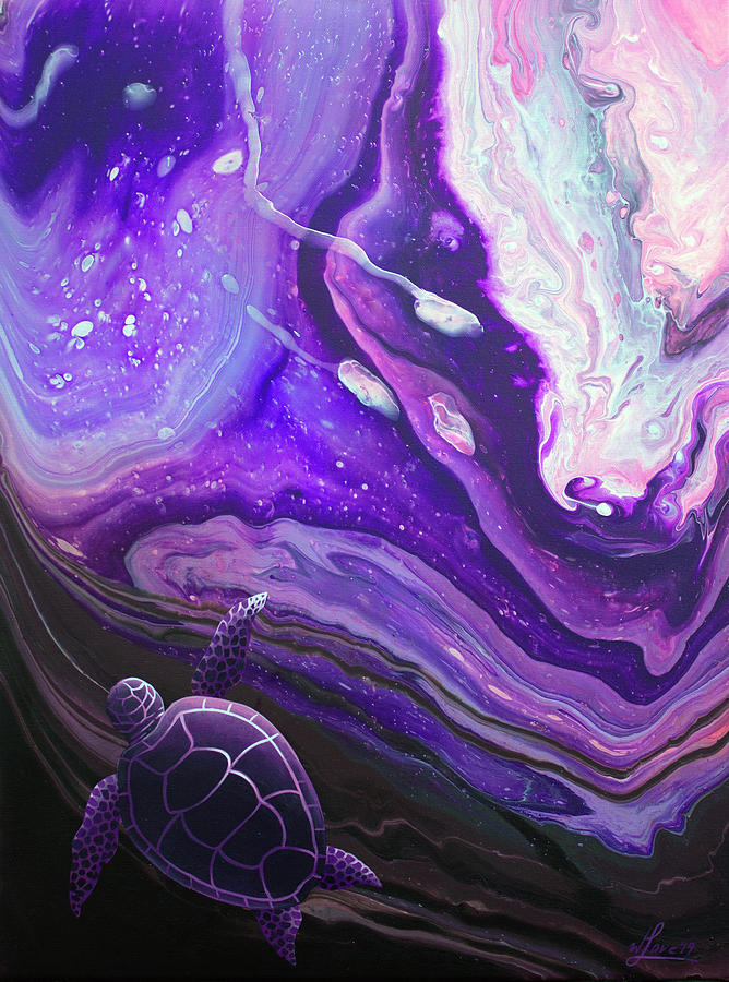 Purple Munchkin Painting by William Love