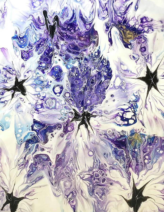 Purple Passion by Teresa Wilson Painting by Teresa Wilson