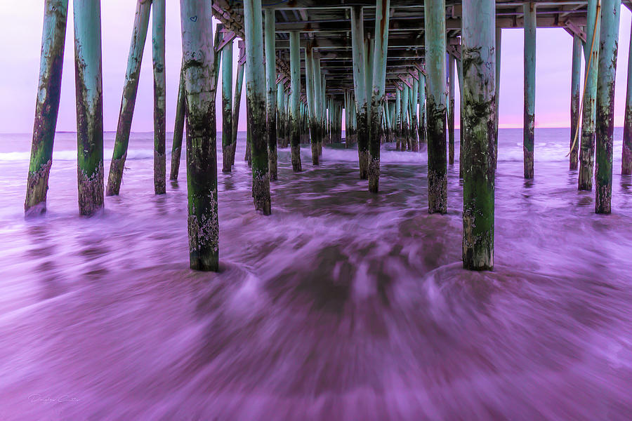 Pier Photograph - Purple Rising  by Douglas Curtis