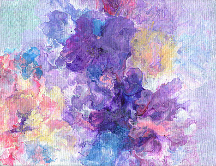 Purple Passion Painting by Marlene Book