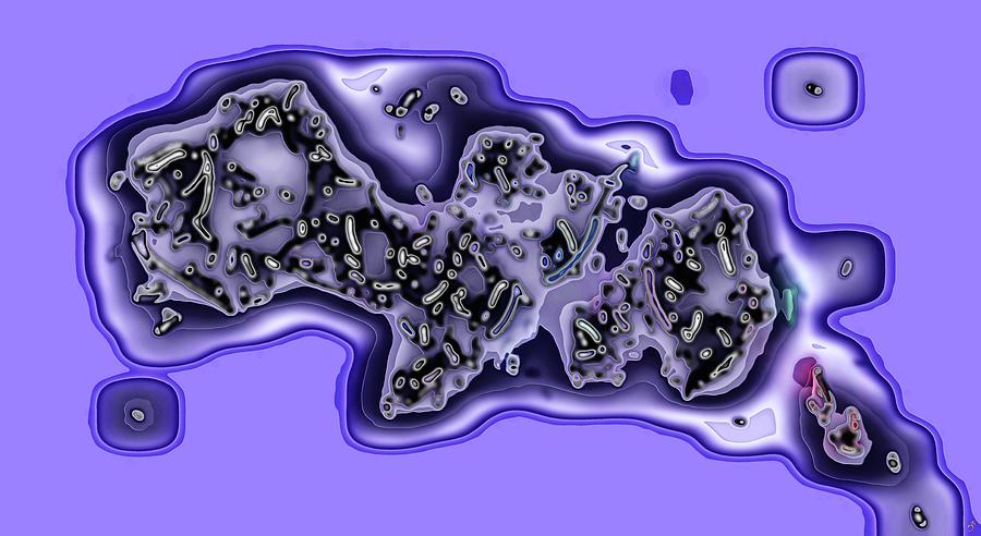 Purple Planes Digital Art by Ronald Bissett