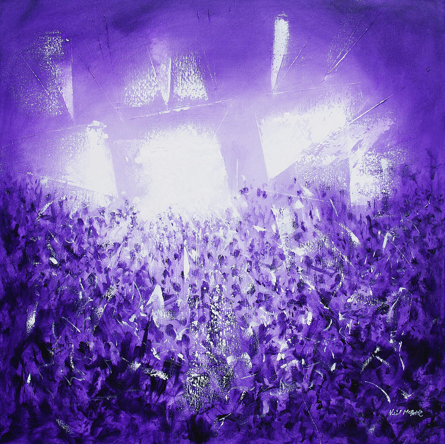 Purple Rave Painting by Neil McBride