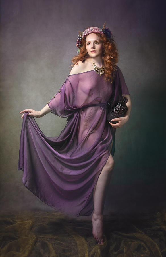 Purple Robe Photograph by Catherine W.
