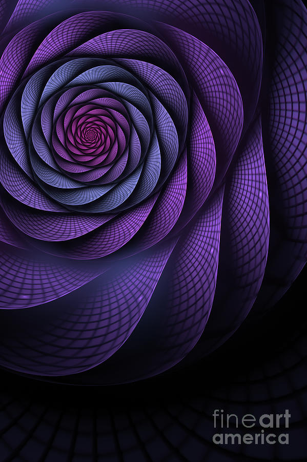 Purple Scales Digital Art