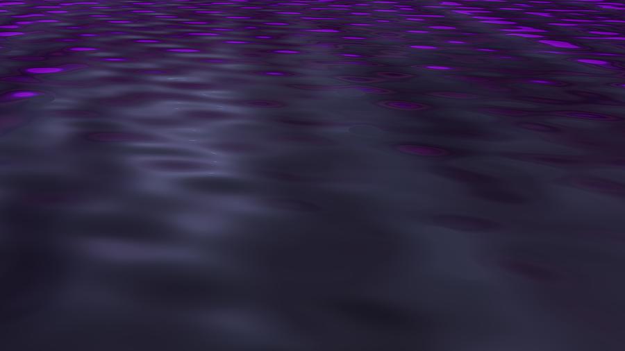 Purple Sea Light Digital Art by Thijs Gotenbos