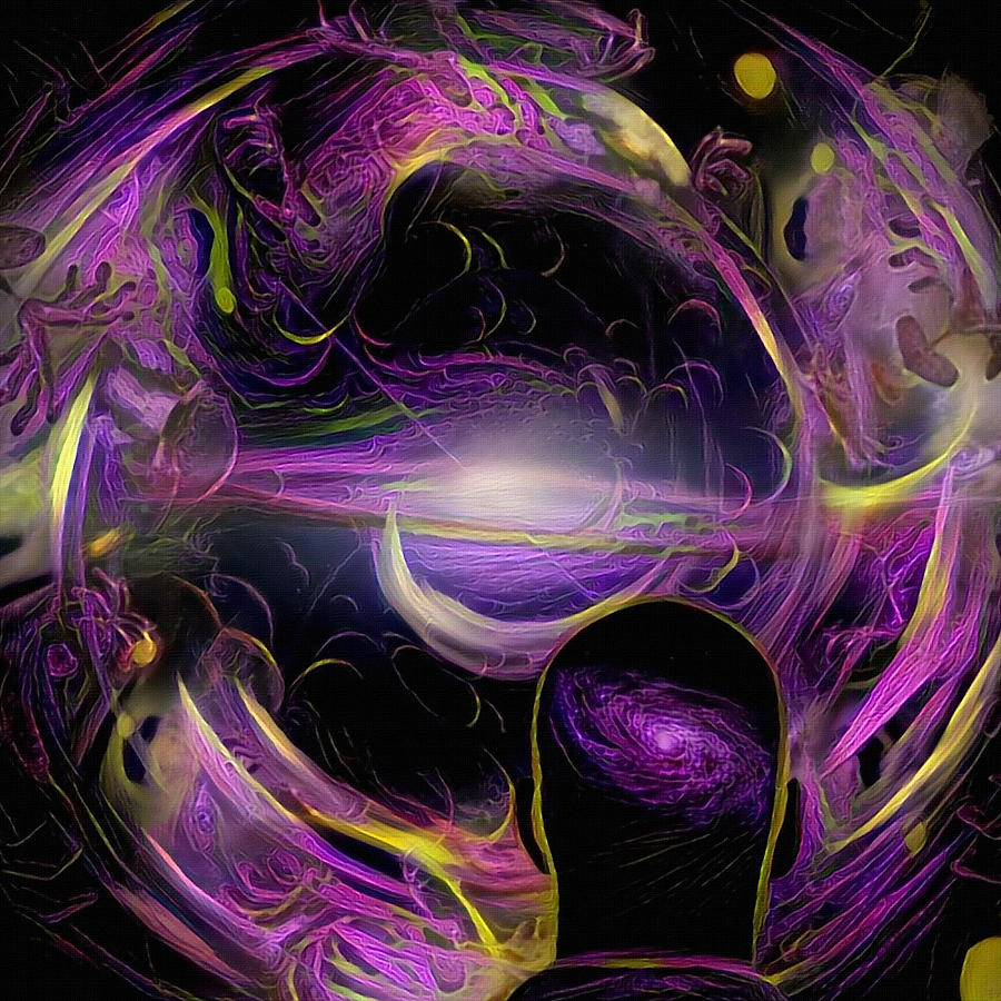 Purple space Digital Art by Bruce Rolff - Fine Art America