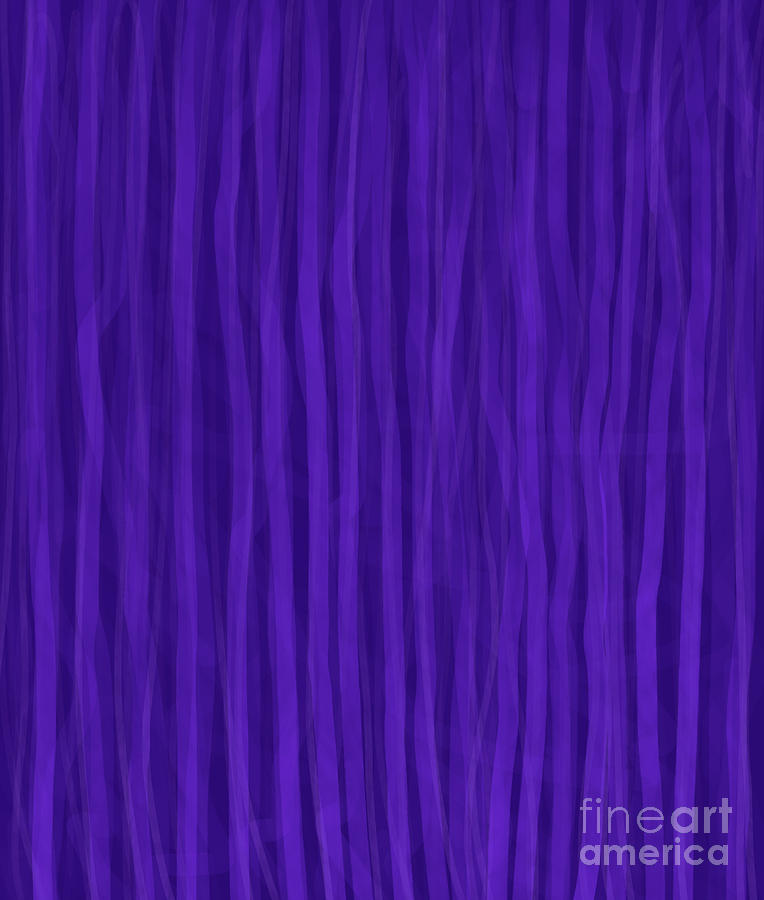 Purple Stripes Digital Art by Annette M Stevenson