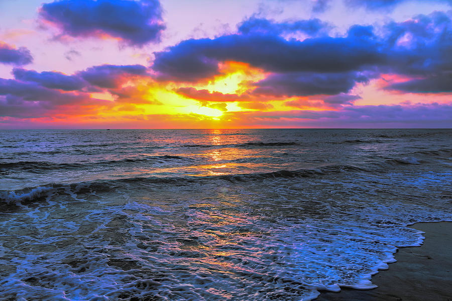 Purple Sunset Photograph by Alison Frank