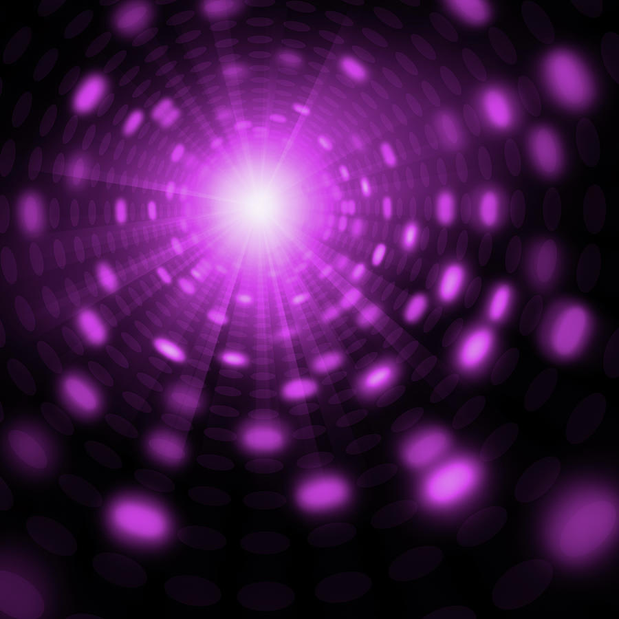 Purple Supernova Background Photograph by Goldmund
