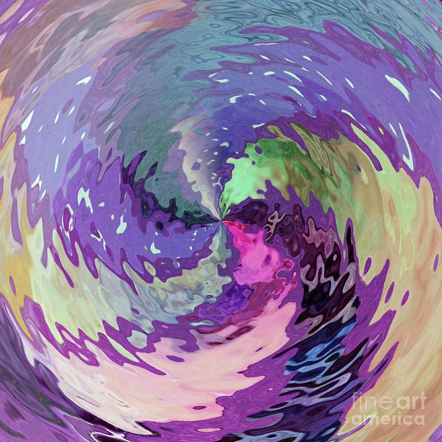 Purple Swirls Digital Art by Janet Merryman - Fine Art America