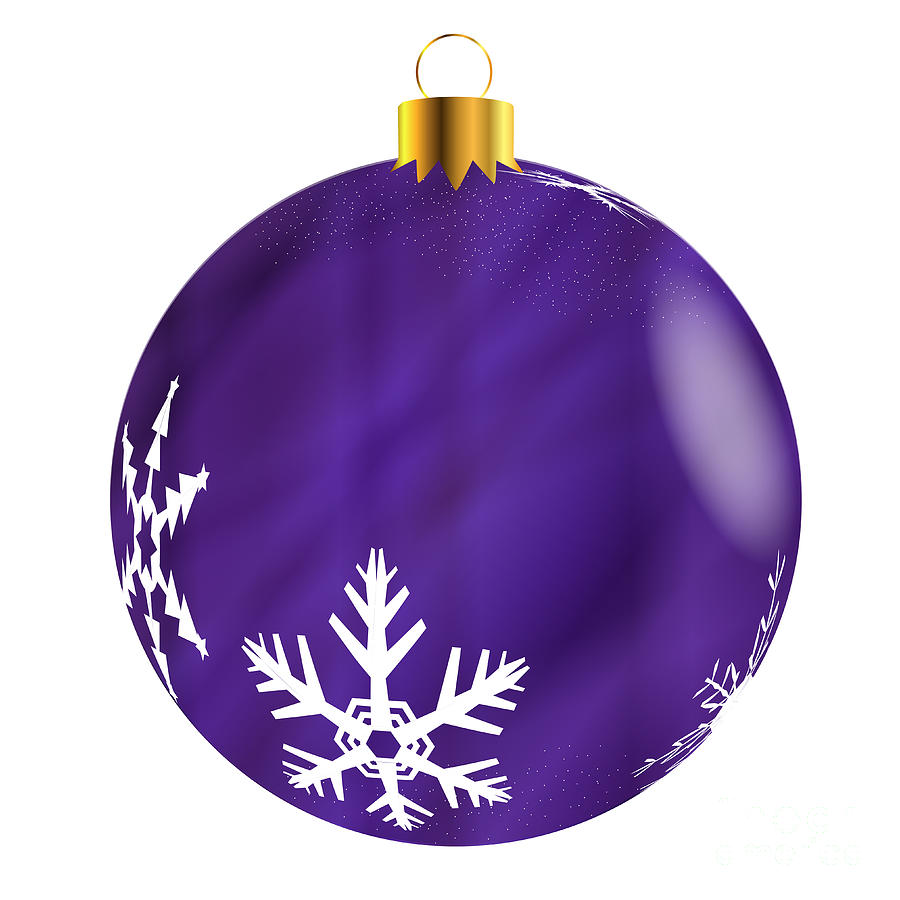 Purple Tree Decoration Digital Art by Bigalbaloo Stock - Fine Art America