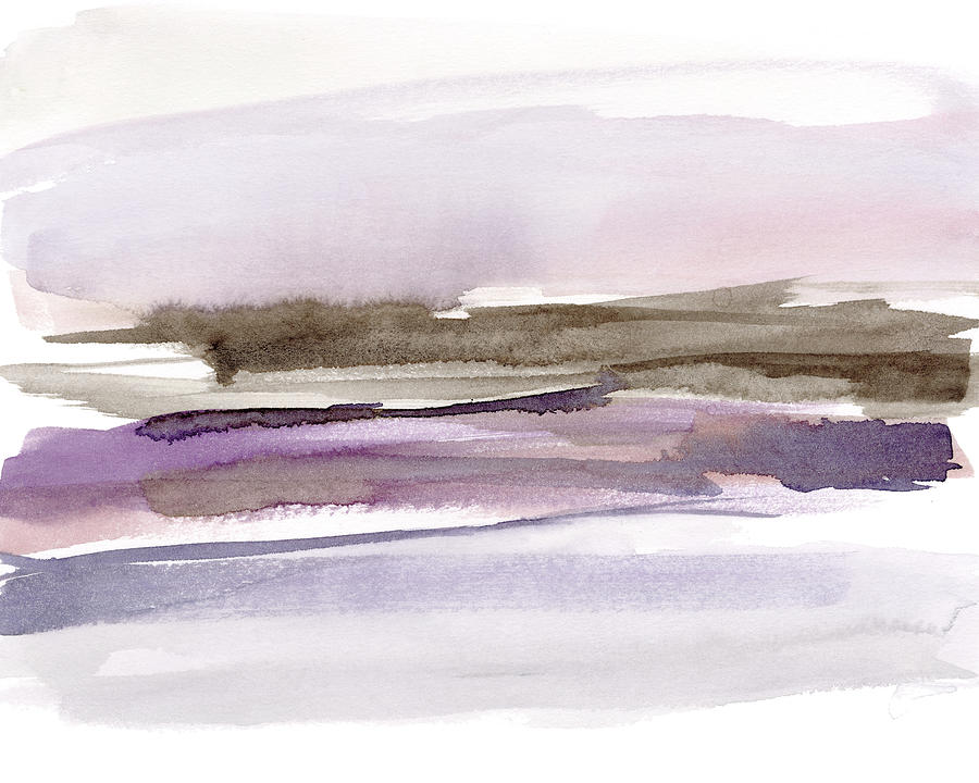 Purple Umber I Painting by Jennifer Goldberger