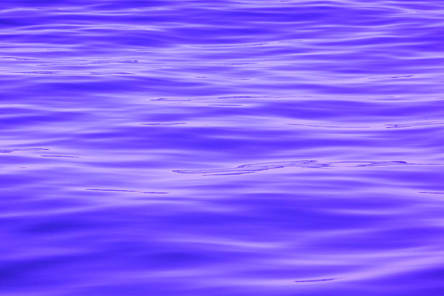 Purple Water Abstract 6789 Photograph