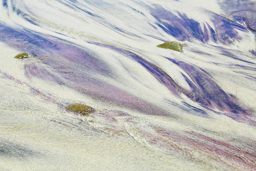 Abstract Photograph - Purples And Sand Of Big Sur by Susan Vizvary Photography