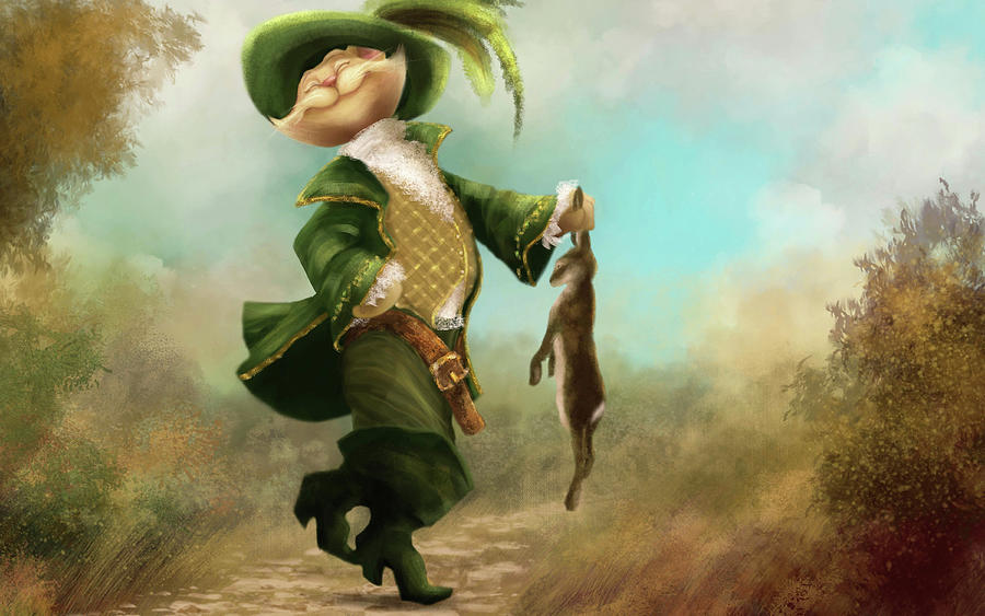 Fantasy Digital Art - Puss In Boots by Mary Manning