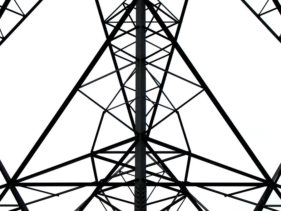 Pylon Silhouette Photograph by Christopher Hope-fitch