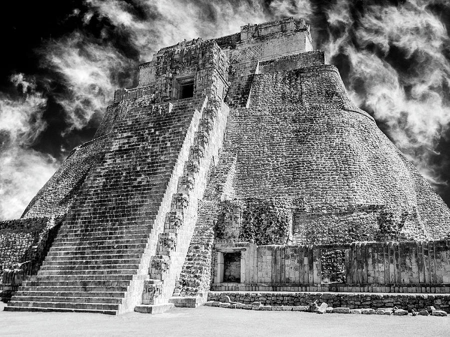 Pyramid of The Magician at Uxmal Photograph by Dominic Piperata