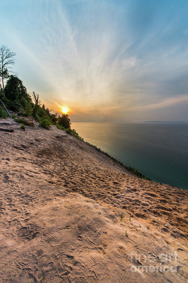 Pyramid Point Sunset Vertical Photograph by Twenty Two North Photography