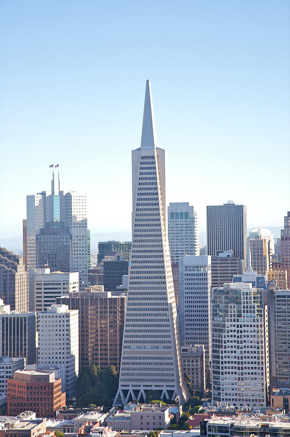 Pyramid-shaped Landmark Of San Francisco Photograph by Barry Winiker
