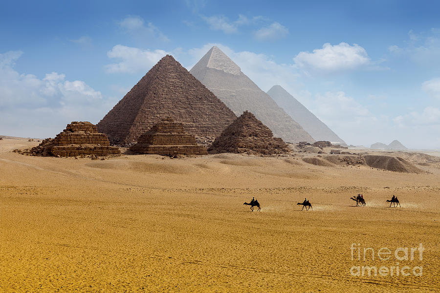 Pyramids Egypt Photograph by Ugurhan