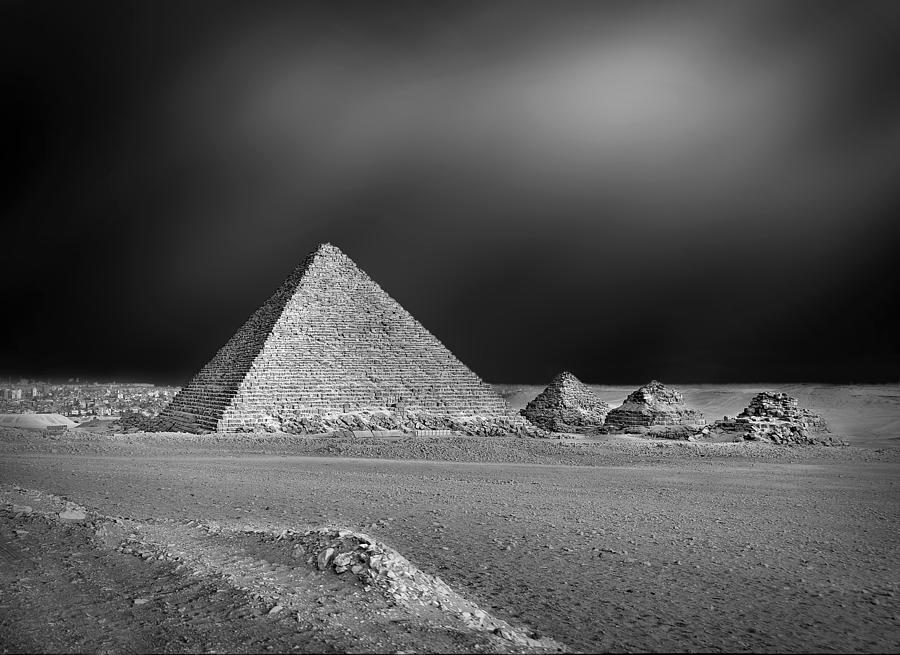 Egypt Photograph - Pyramids by Essam Abdollh Al Hedek