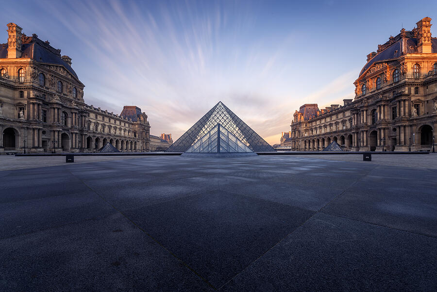 Paris Photograph - Pyramids by Jorge Ruiz Dueso