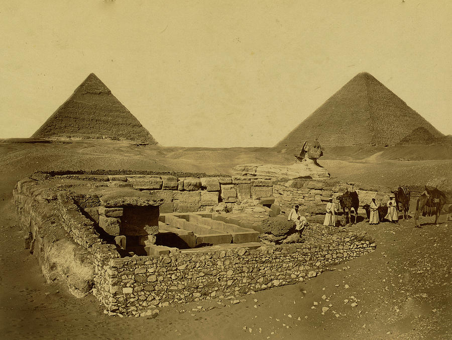 Pyramids Of Cheops And Cheffreu, The Sphinx And The Temples Of Cheffreu 