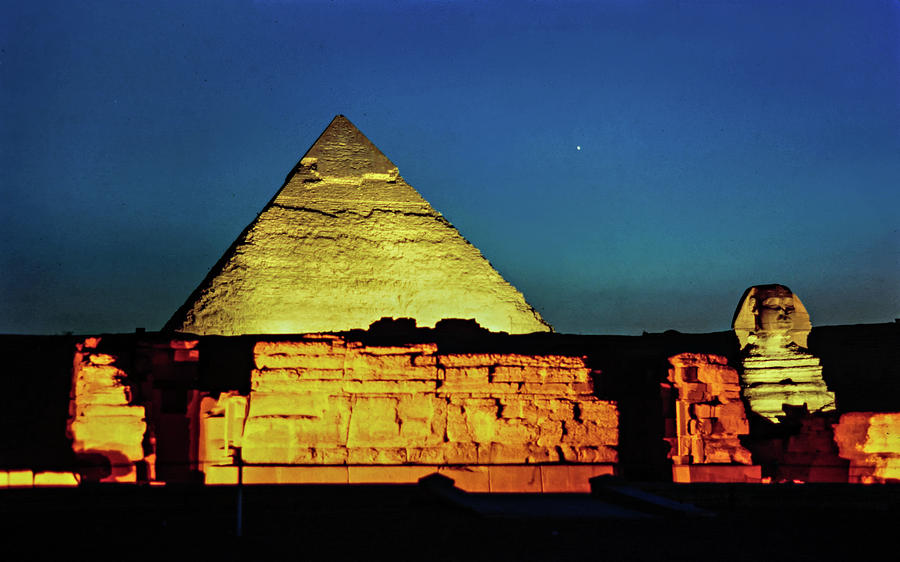 Pyramids of Giza 2 Photograph by Steve Harrington