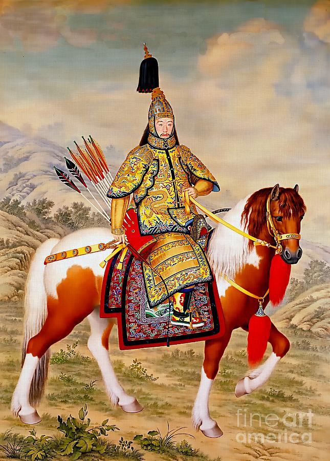 Qianlong Emperor China Painting by Ian Gledhill