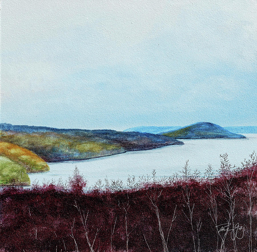 Quabbin Reservoir Painting by Paul Gaj