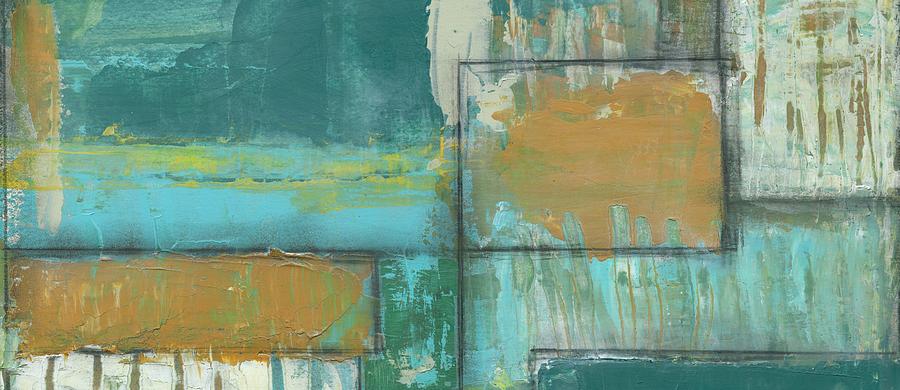 Abstract Painting - Quadrant Overlay II by Jennifer Goldberger