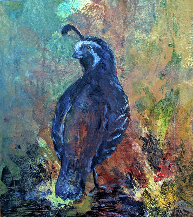 Quail Run Painting by Mary Corp | Fine Art America