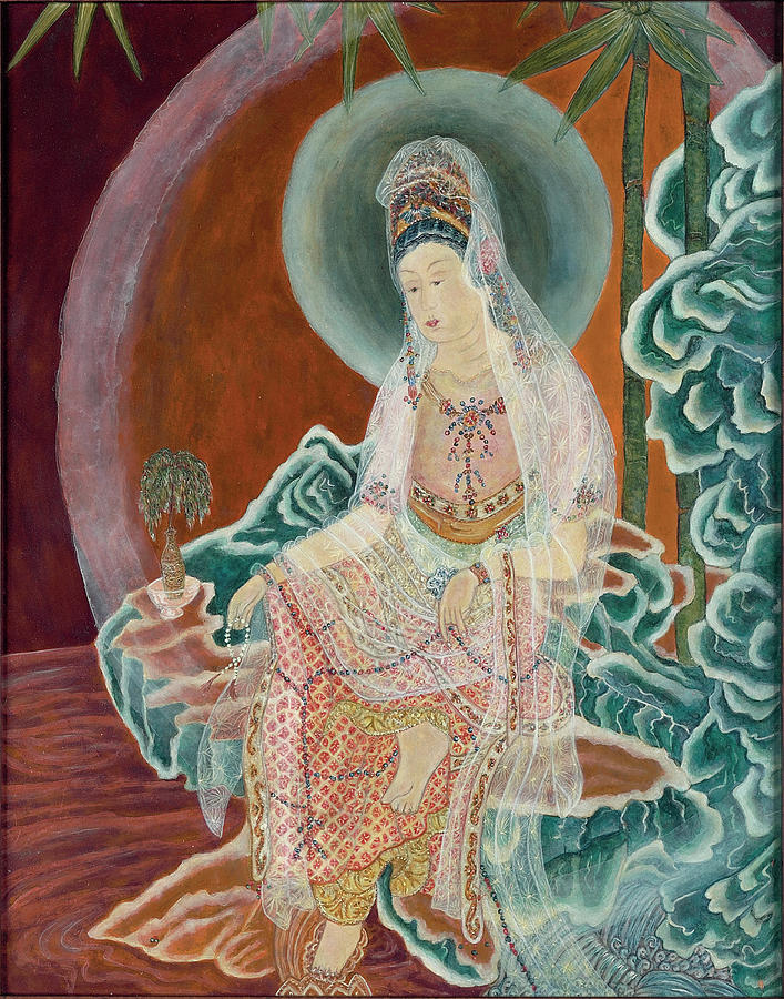 Quan Yin Painting by Andrea Bowes - Fine Art America