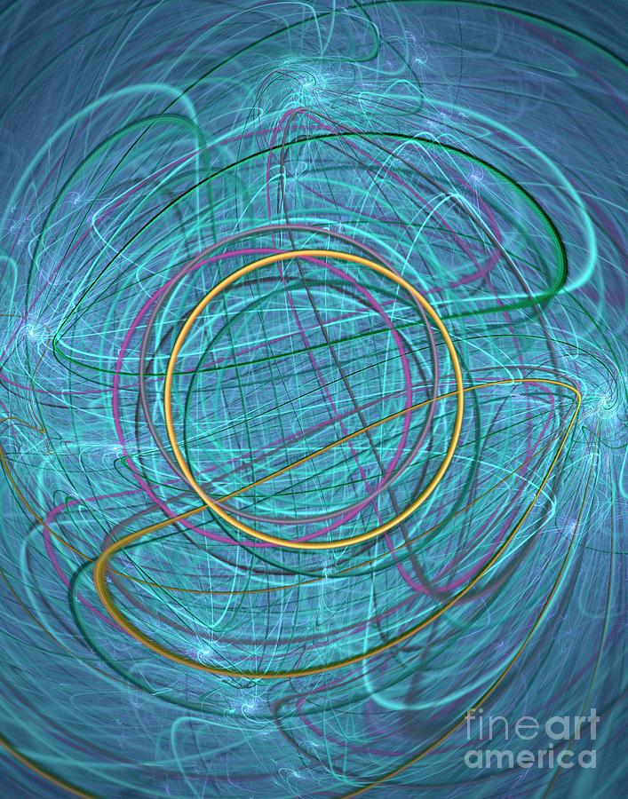 Quantum Entanglement Fractal Illustration Photograph by David Parker/science Photo Library