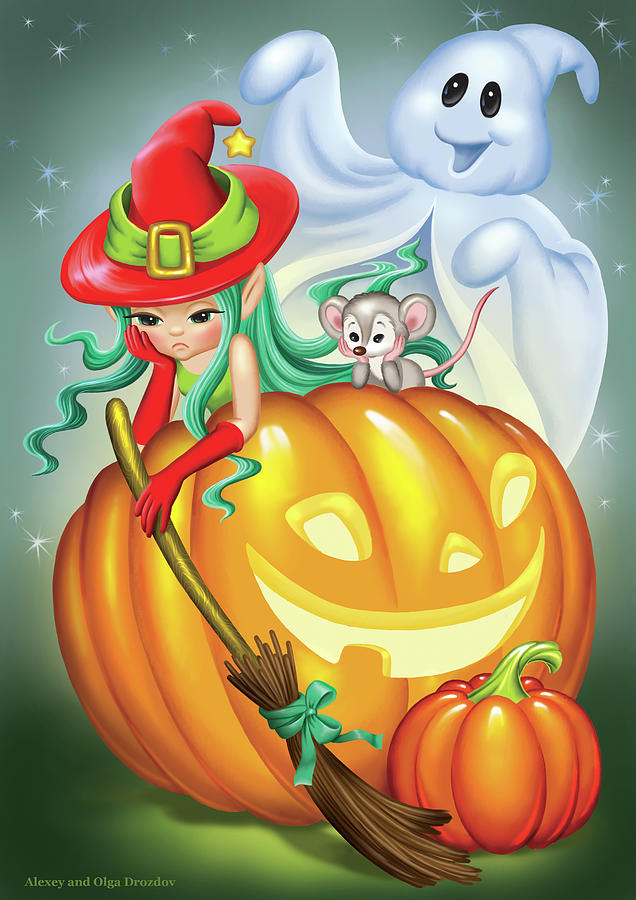 Halloween Digital Art - Quarrel by Olga And Alexey Drozdov