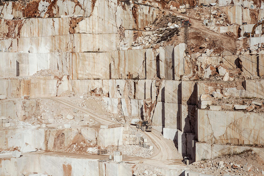 Pattern Digital Art - Quarry, Nuoro, Sardinia, Italy by Guido Cavallini