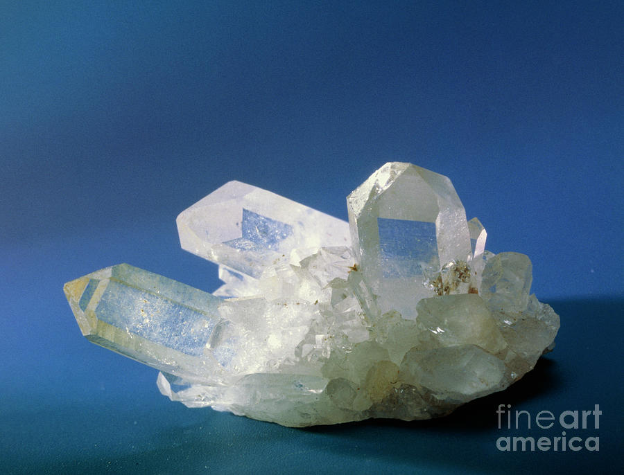 Quartz Crystal From Sentis Photograph by Astrid & Hans-frieder Michler/science Photo Library