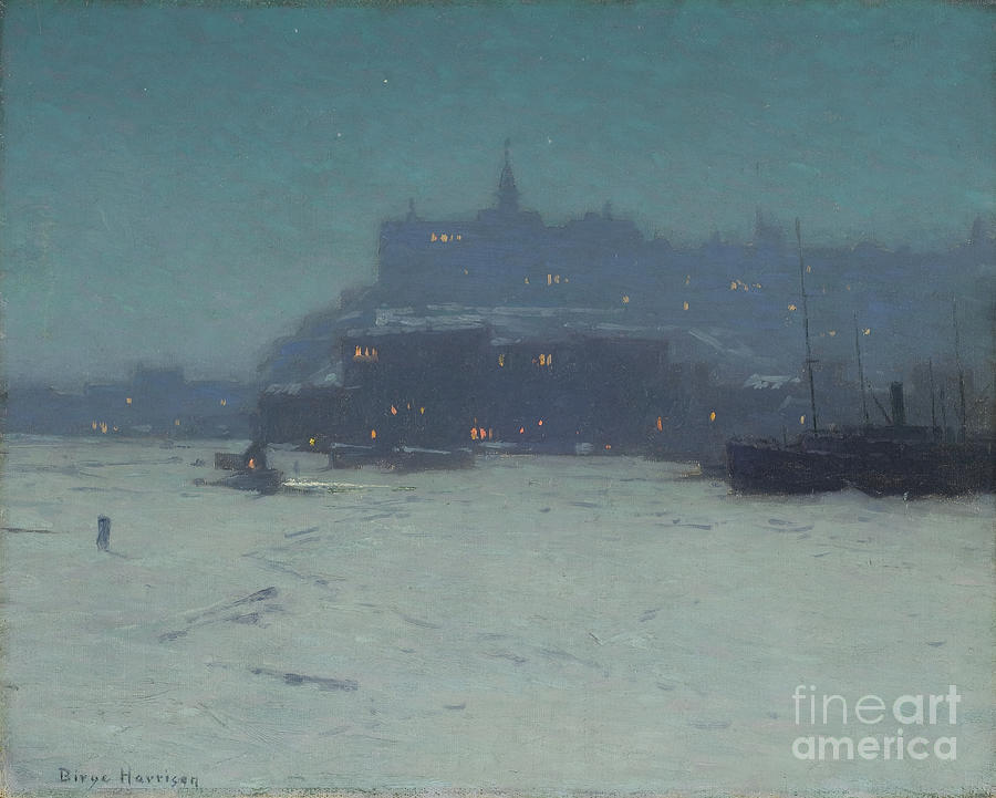 Quebec From The Harbor, C.1910 Painting by Birge Harrison
