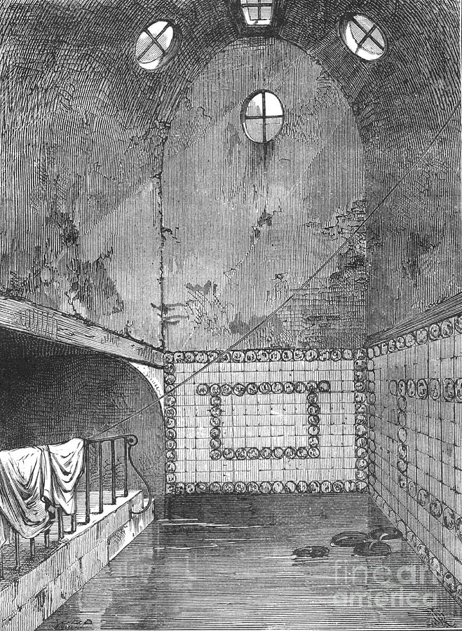 Queen Annes Bath From A View Taken Drawing by Print Collector
