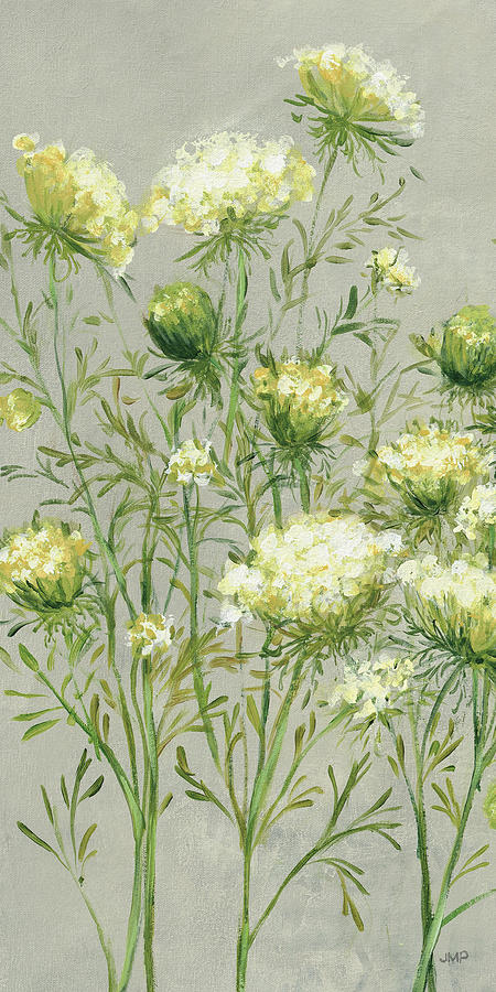 Flower Painting - Queen Annes Lace II Yellow by Julia Purinton