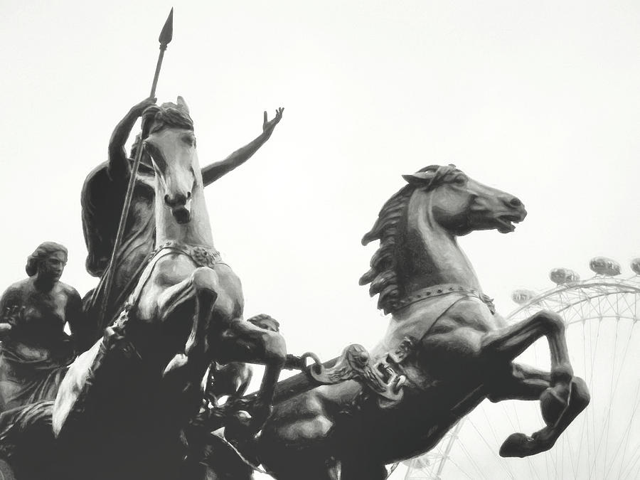Horse Photograph - Queen Boudica England by JAMART Photography