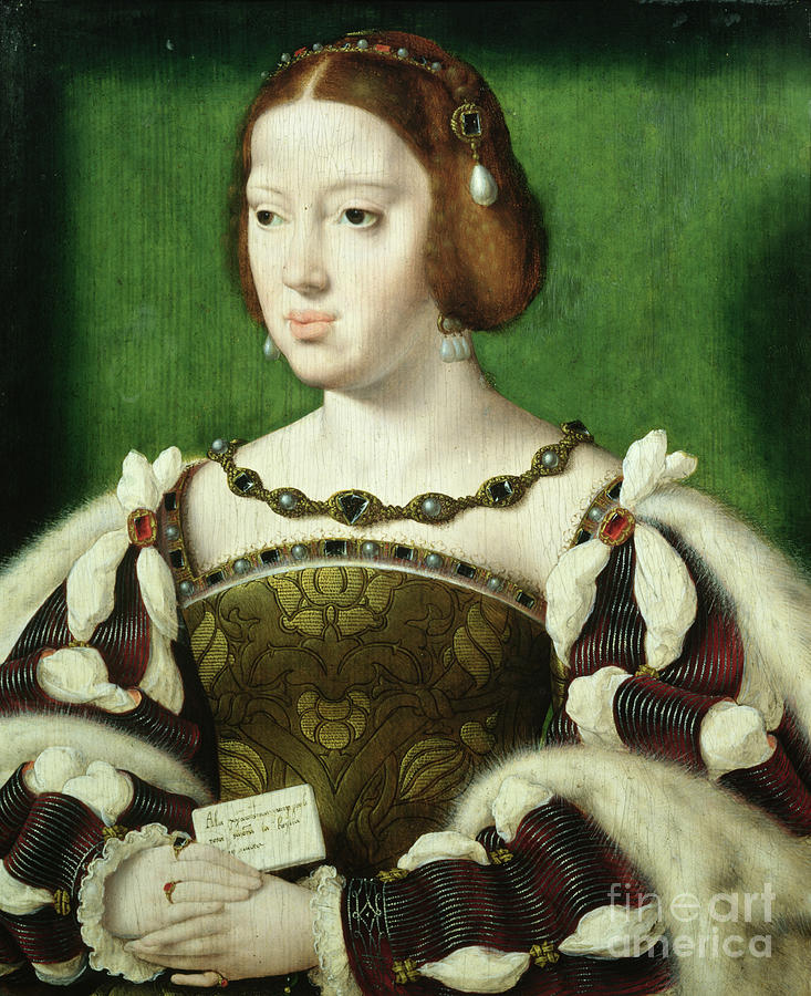 Queen Eleanor Of France Painting by Joos Van Cleve Fine Art America