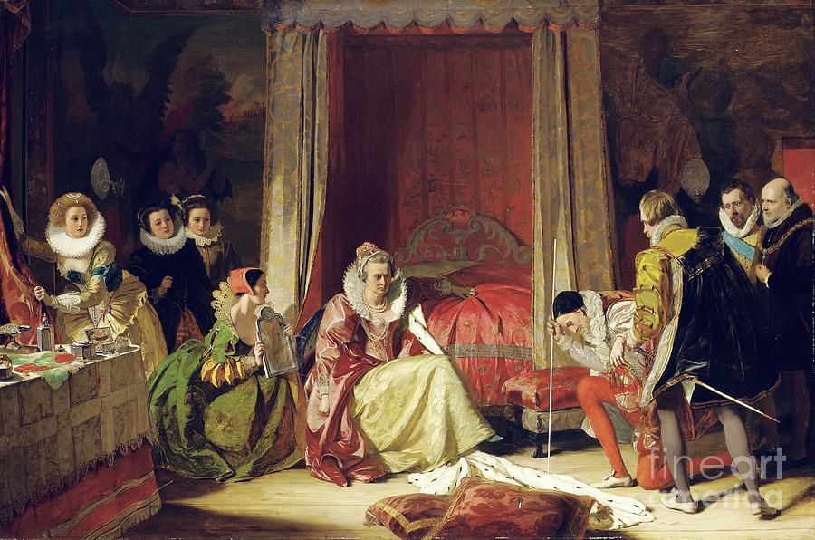 Queen Elizabeth Discovers She Is No Longer Young Painting By Augustus 