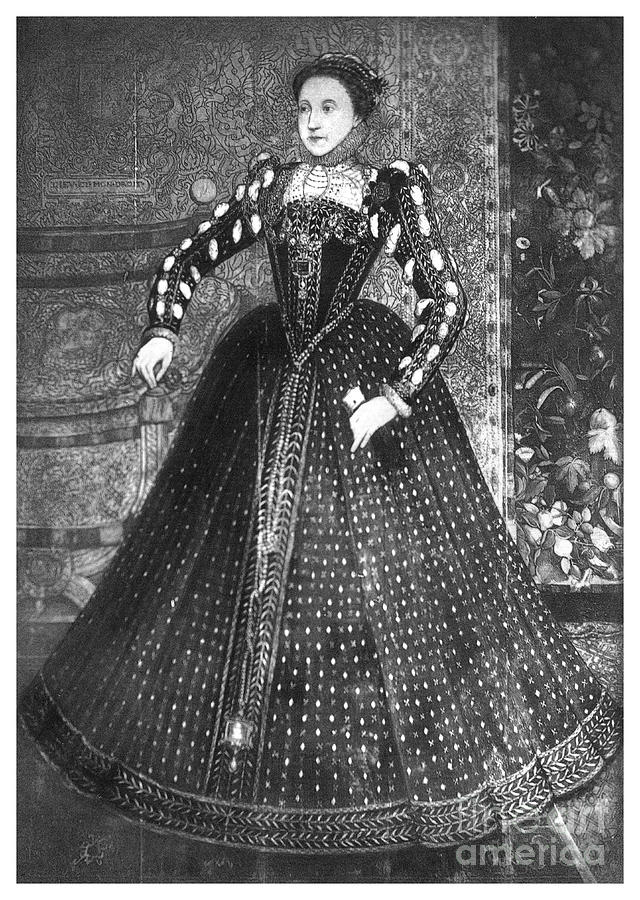 Queen Elizabeth I, 16th Century, 1896 Drawing by Print Collector