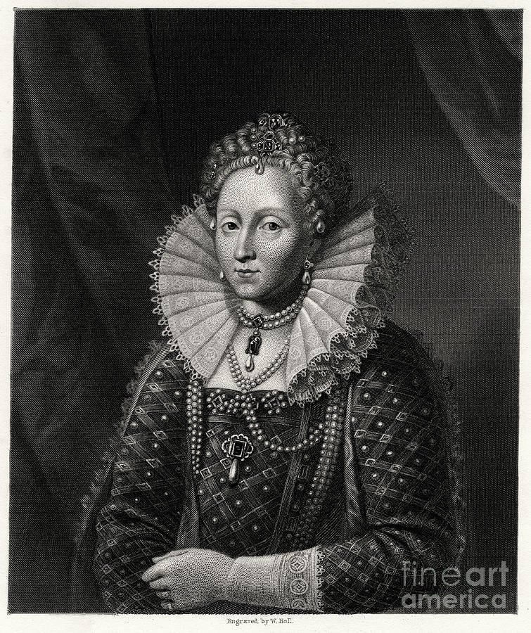 Queen Elizabeth I, 19th Century.artist Drawing by Print Collector