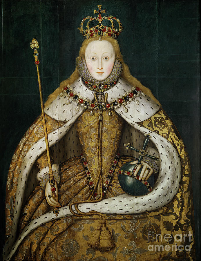 Queen Elizabeth I, C.1600 Painting by English School