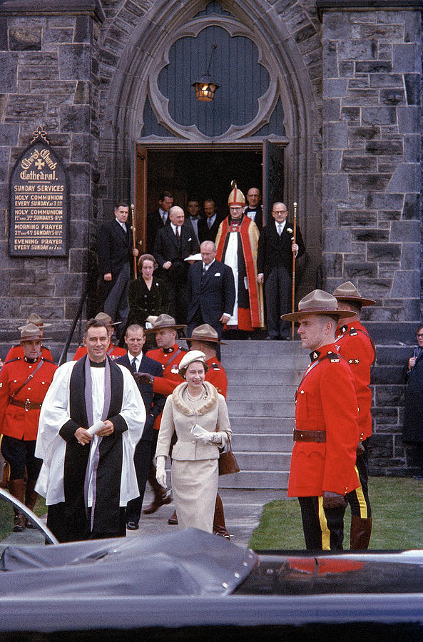 Religion Photograph - Queen Elizabeth II in Ottawa by Ed Clark