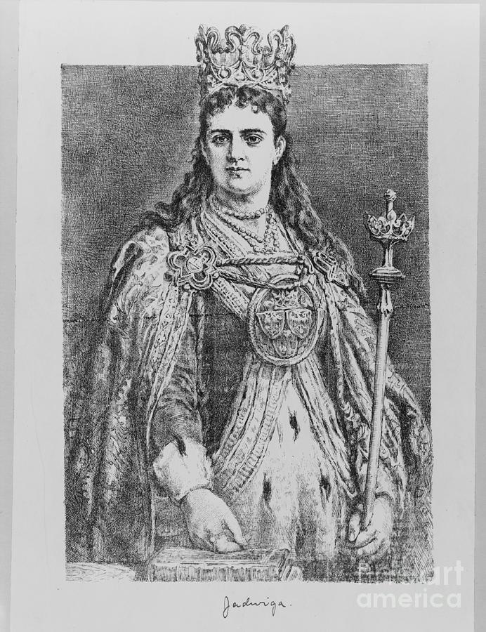 Queen Jadwiga Of Poland, 19th Century by Heritage Images