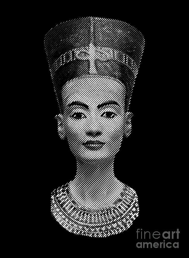 queen Nefertiti Digital Art by Cu Biz